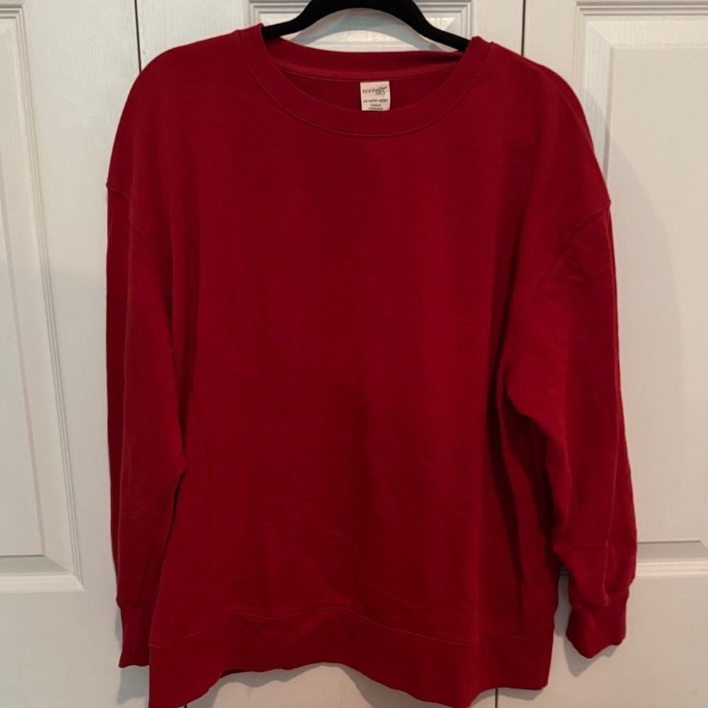 Terra & Sky Red Crewneck Sweatshirt